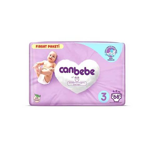 پوشک جان به به سایز 3 68 تایی Can bebe