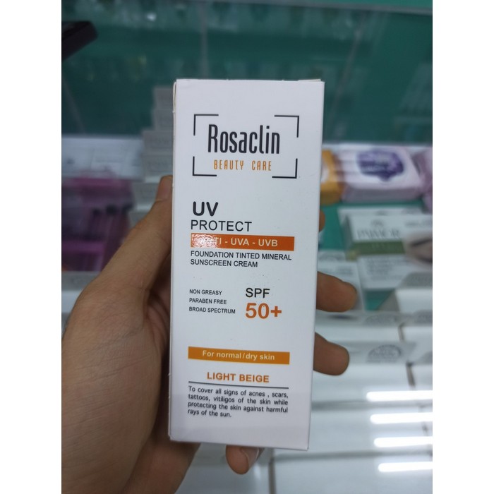 کرم ضد آفتاب spf 50 پوست خشک رزاکلین Rosaclin رنگ بژ روشن حجم 40 میل 36 کرم ضد آفتاب spf 50 پوست خشک رزاکلین Rosaclin رنگ بژ روشن حجم 40 میل