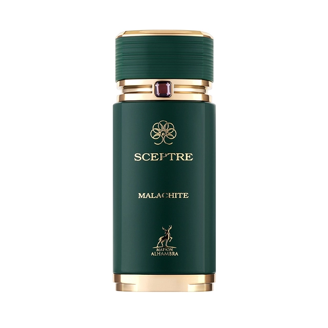 Alhambra-Sceptre-Malachite-1.webp عطر ادکلن سپتر مالاکیت سبز الحمبرا بولگاری له جم کبرا