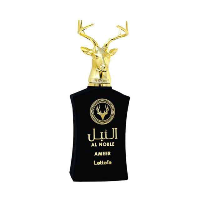Lattafa-al-Noble-Ameer-1.webp عطر ادکلن النبل عامر مشکی لطافه