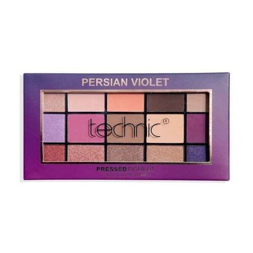 پالت سایه تکنیک Technic مدل پرشین ویولت Persian Violet | پیگمنت فشرده، 15 رنگ