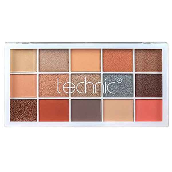 Technic-Y2K-Pressed-Pigment-Palette-3 پالت سایه چشم تکنیک Technic مدل Y2K | پیگمنت فشرده 15 رنگ